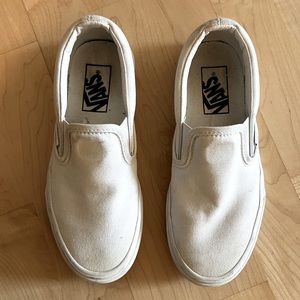 Vans slip on white W5.5 (men 4.0)